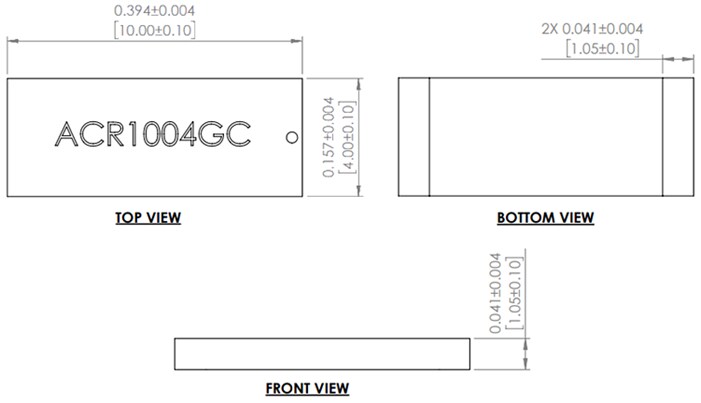 Abracon ACR1004GC GNSS + GPS L5 Chip Antenna